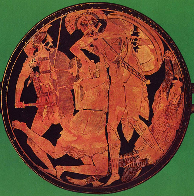 アキレウスに殺されるペンテシレイア