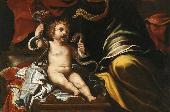 ヘラクレスの誕生とヘラの怒りと〈天の川〉の起源