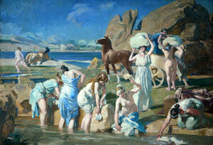 オデュッセウスとナウシカアの出会い！アテナが導く河辺の邂逅［オデュッセイア第６歌 前編］