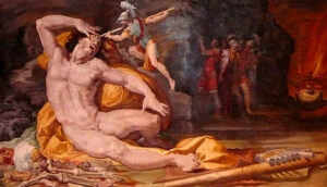 オデュッセウス、キュクロプスの洞窟から脱出［オデュッセイア第９歌 後編］