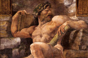 オデュッセウス、キュクロプスの洞窟の中に［オデュッセイア第９歌 前編］