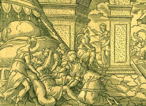 ヘラクレスの妻アルクメネの侍女ガランティス、イタチになる