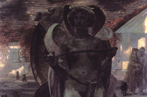 死の神タナトスは、夜の女神ニュクスの息子