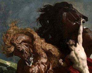 不死の神馬クサントスとバリオス［イリアス第17歌 後編］