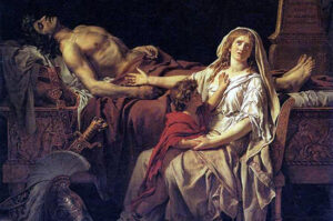 ヘクトルの遺体を引き取るトロイア王プリアモス［イリアス第24歌 後編］