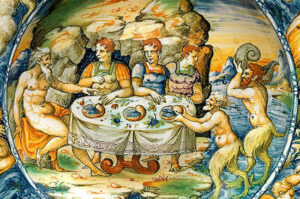 ヘラクレスとアケロオスのデイアネイラ求婚対決