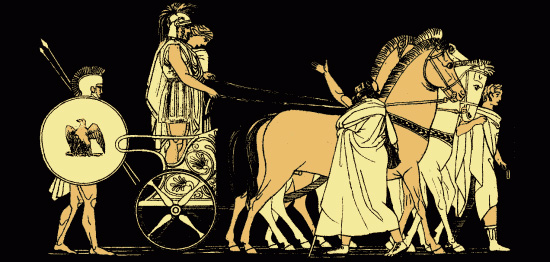 アガメムノン王の凱旋とカサンドラ